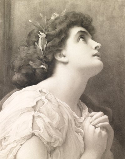 Faith, after Leighton, 1900 by John Douglas Miller